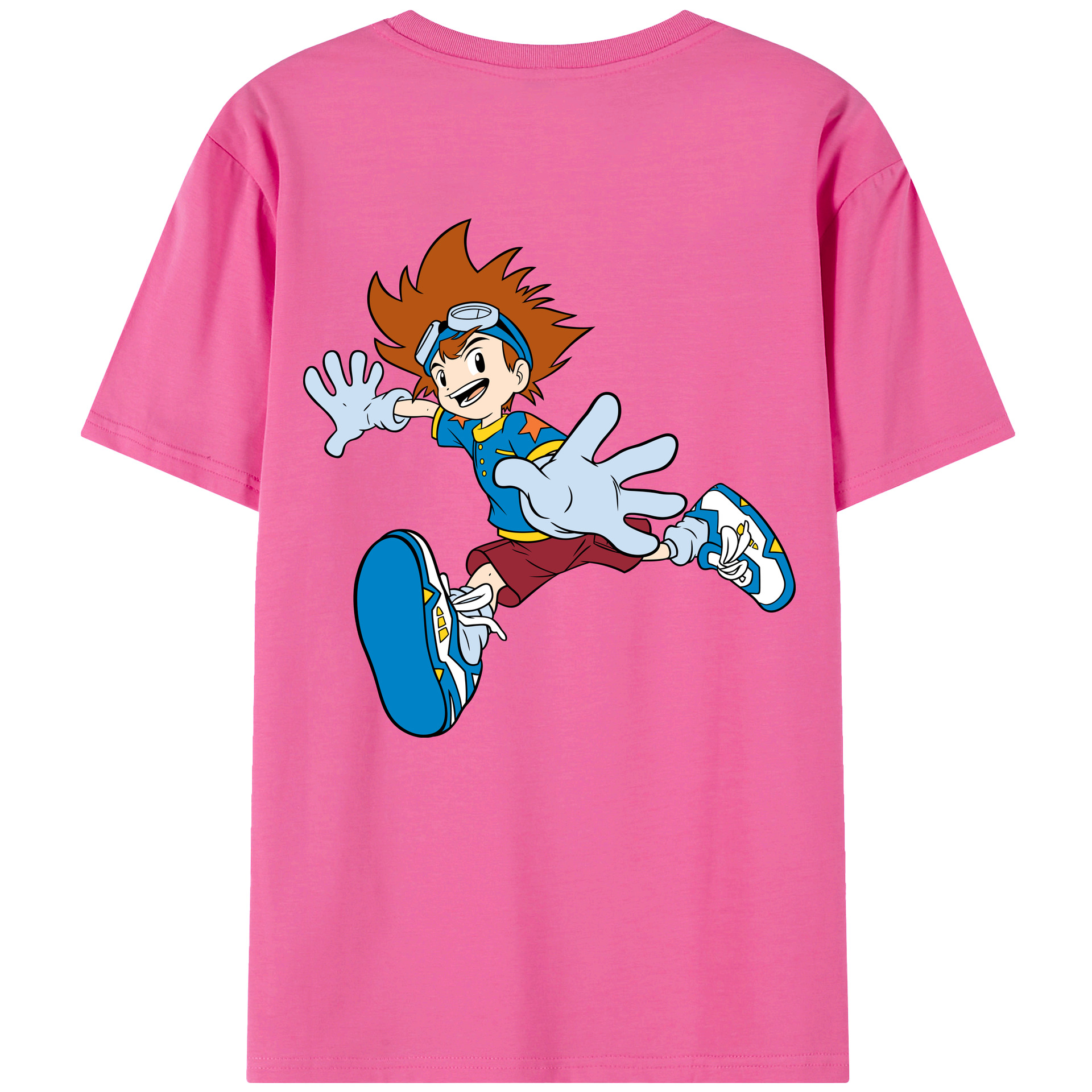 （画像用） Digimon デジタルモンスター/デジモン レディース半袖Tシャツ(バックプリント)